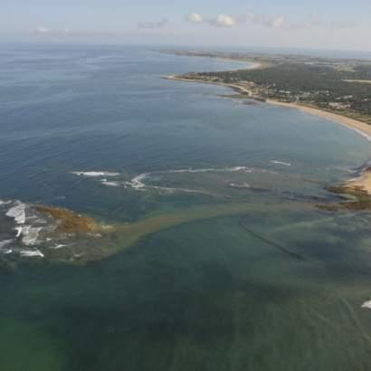 vue hélicoptère écluse 3 les écluses à poissons de l'île d'oléron nouvelle aquitaine