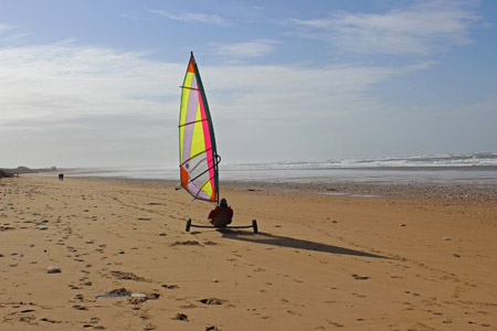 Tout savoir sur le char à voile à l'île d'Oléron